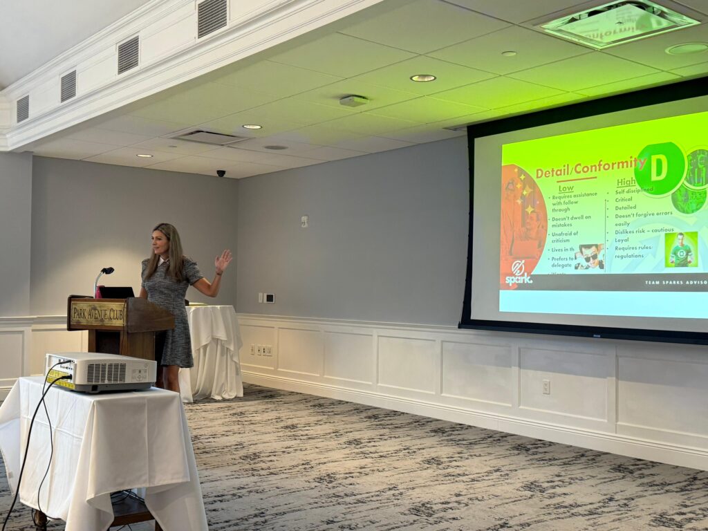 Tifanny, speaking in the EO New Jerse's event